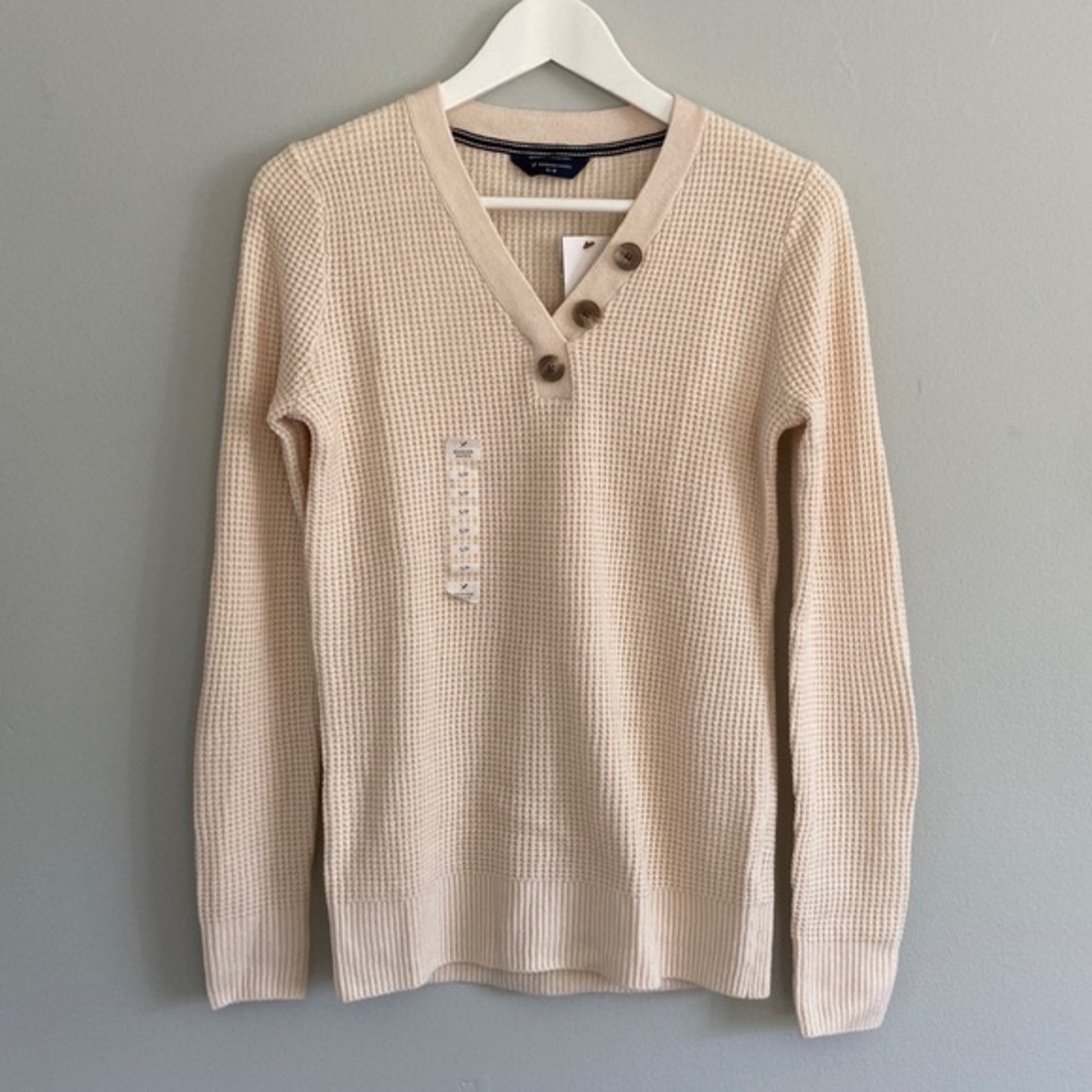 NWT Denver Hayes Waffle Knit Sweater